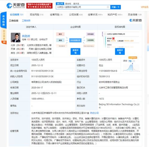 58同城拓寬業務版圖 新增企業管理服務與計算機軟件技術服務，持續探索拍賣業務